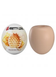 Бежевый мастурбатор-яйцо Pleasure Egg II - Baile - в Смоленске купить с доставкой
