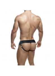 Телесный фаллопротез на черных эластичных ремнях 7 Inch Hollow Strap On - 17 см. - Blush Novelties - купить с доставкой в Смоленске