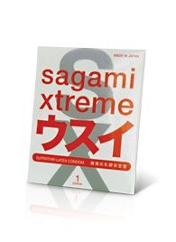 Ультратонкий презерватив Sagami Xtreme SUPERTHIN - 1 шт. - Sagami - купить с доставкой в Смоленске