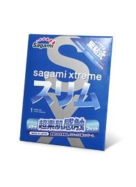 Презерватив Sagami Xtreme FEEL FIT 3D - 1 шт. - Sagami - купить с доставкой в Смоленске