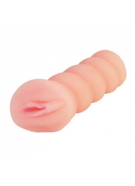 Мастурбатор-вагина с вибрацией и углублениями под пальцы - 16 см. - Baile - в Смоленске купить с доставкой