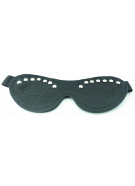 Черная маска с декором - БДСМ Арсенал - купить с доставкой в Смоленске