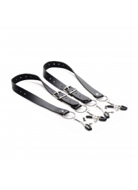 Ремни с зажимами для половых губ Spread Labia Spreader Straps with Clamps - XR Brands - купить с доставкой в Смоленске