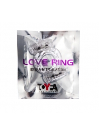 Прозрачное виброкольцо с двумя вибропульками - Toyfa Basic - в Смоленске купить с доставкой