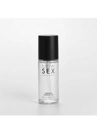 Съедобное cогревающее массажное масло Slow Sex - 50 мл. - Bijoux Indiscrets - купить с доставкой в Смоленске
