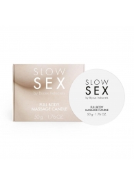 Массажная свеча для всего тела Slow Sex - 50 гр. - Bijoux Indiscrets - купить с доставкой в Смоленске