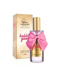 Разогревающее массажное масло Light My Fire Bubble Gum с ароматом бабл-гам - 100 мл. - Bijoux Indiscrets - купить с доставкой в Смоленске