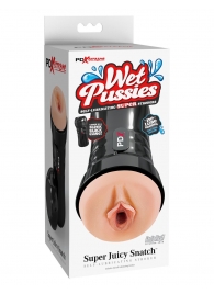 Мастурбатор-вагина в колбе Super Juicy Snatch - Pipedream - в Смоленске купить с доставкой