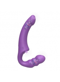 Фиолетовый безремневой страпон Straples Strap-On Dildo - Erokay - купить с доставкой в Смоленске