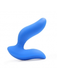 Синий вибромассажер простаты 3,5’’ Curve P-spot Massager - 12 см. - Erokay - в Смоленске купить с доставкой