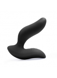 Черный вибромассажер простаты 3,5’’ Curve P-spot Massager - 12 см. - Erokay - в Смоленске купить с доставкой