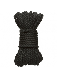Черная верёвка для связывания и фиксации Bind Tie - 9,14 м. - Doc Johnson - купить с доставкой в Смоленске