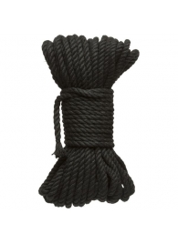 Черная верёвка для связывания и фиксации Bind Tie - 15,24 м. - Doc Johnson - купить с доставкой в Смоленске