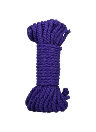 Фиолетовая верёвка для связывания и фиксации Bind Tie - 9,14 м. - Doc Johnson - купить с доставкой в Смоленске