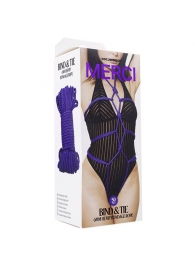 Фиолетовая верёвка для связывания и фиксации Bind Tie - 15,24 м. - Doc Johnson - купить с доставкой в Смоленске