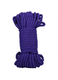 Фиолетовая верёвка для связывания и фиксации Bind Tie - 15,24 м. - Doc Johnson - купить с доставкой в Смоленске