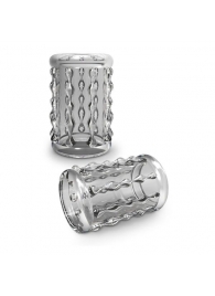 Прозрачная насадка с бороздками STAY HARD COCK SLEEVE 04 CLEAR - Blush Novelties - в Смоленске купить с доставкой