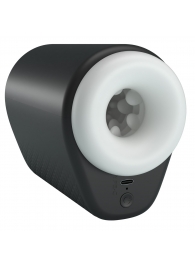 Черный автоматический вибромастурбатор Dj Girl - Baile - в Смоленске купить с доставкой