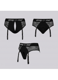 Трусики для фиксации насадок Strap-on-me Harness Lingerie Diva XS - Strap-on-me - купить с доставкой в Смоленске