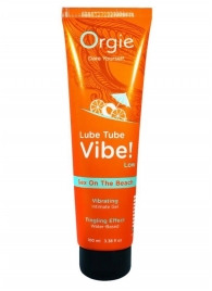 Гель с эффектом вибрации Lube Tube Vibe Low Sex On The Beach - 100 мл. - ORGIE - купить с доставкой в Смоленске
