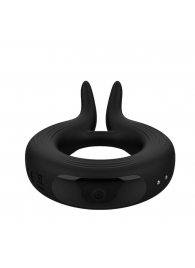 Черное эрекционное кольцо Marry Me Rechargeable Vibrating Cockring - Adrien Lastic - в Смоленске купить с доставкой