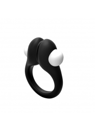 Черное эрекционное кольцо Zippy Vibrating Ring With Bullet - Adrien Lastic - в Смоленске купить с доставкой