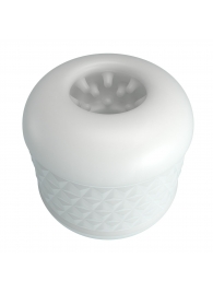 Белый сквозной мастурбатор Crystle - Baile - в Смоленске купить с доставкой