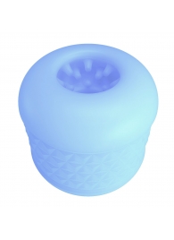 Голубой сквозной мастурбатор Cole - Baile - в Смоленске купить с доставкой