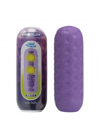 Фиолетовый мастурбатор Venus-X Twin balls - Baile - в Смоленске купить с доставкой