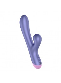 Сиреневый вибратор Romp Pulse с бесконтактной клиторальной стимуляцией - 22 см. - ROMP