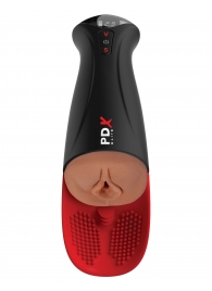 Мастурбатор-вагина в колбе с вибрацией Fuck-O-Matic Pro XL - Pipedream - в Смоленске купить с доставкой