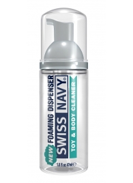 Очищающая пенка для игрушек и тела Toy   Body Cleaner Foamer - 47 мл. - Swiss navy - купить с доставкой в Смоленске