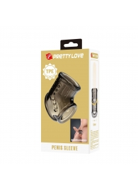 Дымчатая насадка на пенис и мошонку - Baile - в Смоленске купить с доставкой