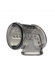 Дымчатая насадка на пенис и мошонку - Baile - в Смоленске купить с доставкой