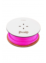 Розовая веревка для шибари на катушке - 10 м. - Pecado - купить с доставкой в Смоленске
