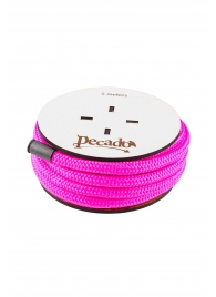 Розовая веревка для шибари на катушке - 5 м. - Pecado - купить с доставкой в Смоленске