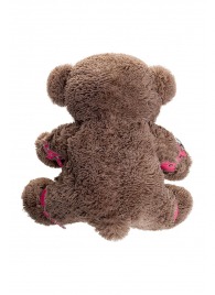 Бондажный набор: бурый мишка с розовыми оковами и наручниками - Pecado - купить с доставкой в Смоленске