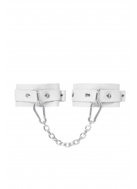 Белые мини-оковы со скруглёнными углами - Pecado - купить с доставкой в Смоленске