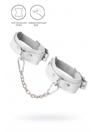 Белые мини-оковы со скруглёнными углами - Pecado - купить с доставкой в Смоленске