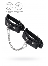 Черные мини-оковы со скруглёнными углами - Pecado - купить с доставкой в Смоленске