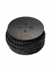 Черная веревка для шибари на катушке - 5 м. - Pecado - купить с доставкой в Смоленске