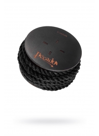 Черная веревка для шибари на катушке - 5 м. - Pecado - купить с доставкой в Смоленске