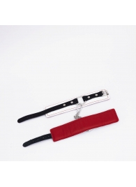 Бело-красные кожаные оковы - Crazy Handmade - купить с доставкой в Смоленске