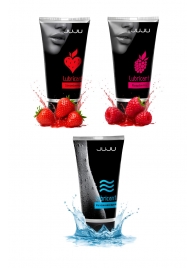 Набор из 3 лубрикантов JUJU (увлажняющий, клубника, малина) - JuJu - купить с доставкой в Смоленске