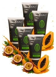 Набор из 5 съедобных лубрикантов JUJU со вкусом тропических фруктов - JuJu - купить с доставкой в Смоленске