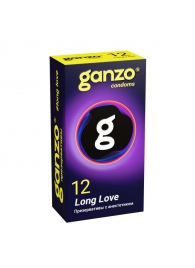 Презервативы с анестетиком для продления удовольствия Ganzo Long Love - 12 шт. - Ganzo - купить с доставкой в Смоленске