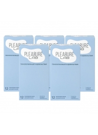 Набор из 5 упаковок ультратонких презервативов Pleasure Lab (по 12 шт.) - Pleasure Lab - купить с доставкой в Смоленске