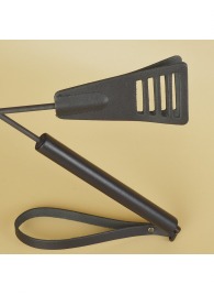 Черный кожаный стек «Сириус» - 60 см. - Sitabella - купить с доставкой в Смоленске