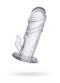 Прозрачная насадка на пенис Uco - 13 см. - A-toys - в Смоленске купить с доставкой