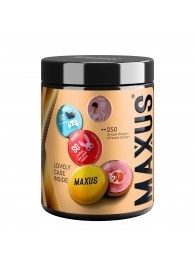 Точечные презервативы MAXUS 2000 Amazing Dots с железным кейсом - 15 шт. - Maxus - купить с доставкой в Смоленске